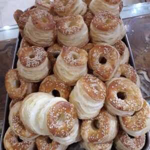 Baqarkhani - Traditional Flaky Bread from Khalifa Bakers